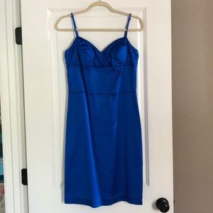 Blue cocktail dress